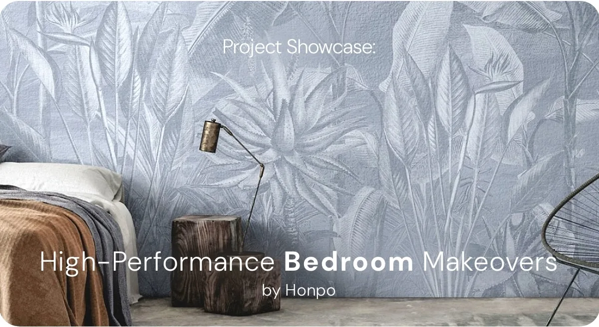 High performance bedroom makeover by honpo